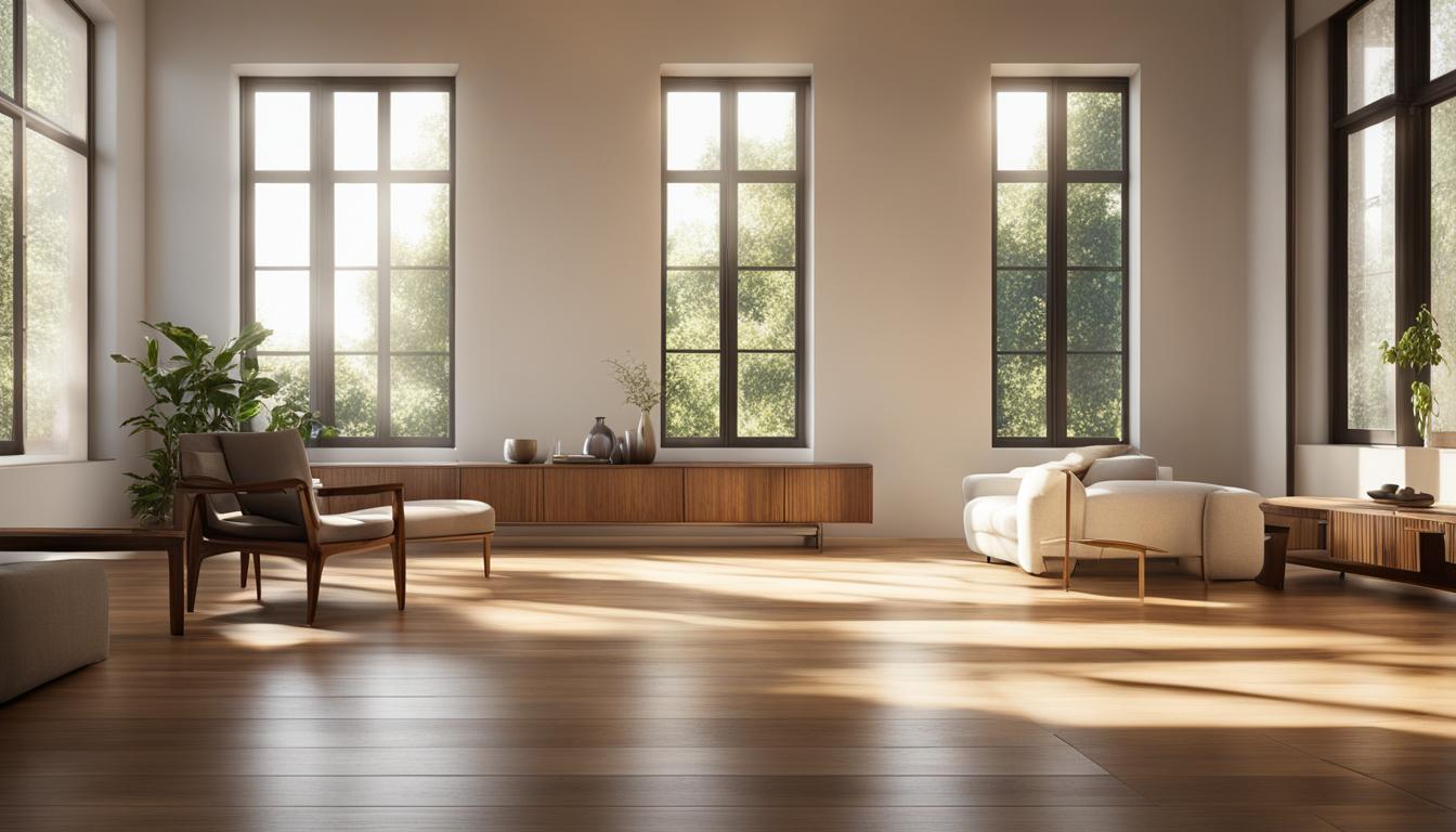 Sunlit Spaces: Wood Floors in Rooms with Large Windows